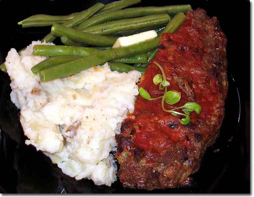 Plated Southern Meatloaf